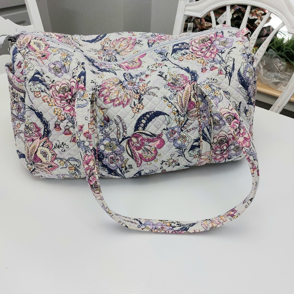 Vera Bradley Large Duffel Hummingbird Park - Picture 4 of 5